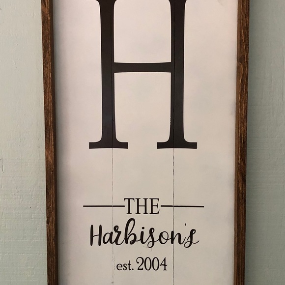 Farmhouse wood sign - Picture 3 of 5